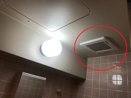 名古屋市千種区の戸建住宅にて換気扇の取替電気工事